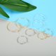 thumbnail image 5 of Uxcell Anillos de Salto, Anillo O de Metal Abierto para Hacer Joyas Llaveros Plata 30mm, 5 of 6