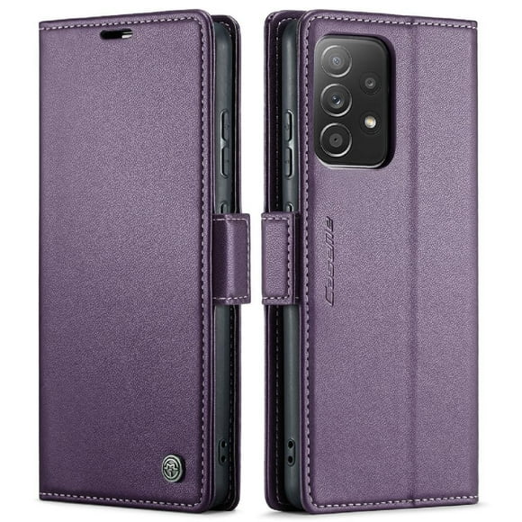 CaseMe tipo cartera Samsung Galaxy A52S 5G con cierre magnético, RFID, tarjetero, soporte, carga inalámbrica