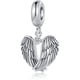 thumbnail image 1 of Charm NARTGO Alas Ángel Plata Compatible Pandora 4.5 mm, 1 of 3
