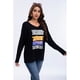 thumbnail image 1 of Blusa Polera Mujer Algodon Manga Larga Oversize Diseños 3306, 1 of 3