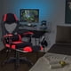 thumbnail image 2 of Silla Gamer Egonómica con Reposapiés Rojo, 2 of 6