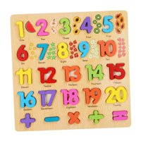 Bothyi - Rompecabezas Juguete Educativo Aprendizaje Para Niños Niños Y Niñas Número L Para Niños Pequeños