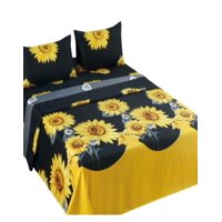 Genérica - Sábana King De 144 Hilos Algodón Suave 8O9