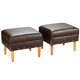 thumbnail image 3 of Set Poufs Provenza Tachas Pu 04 Chocolate, 3 of 5