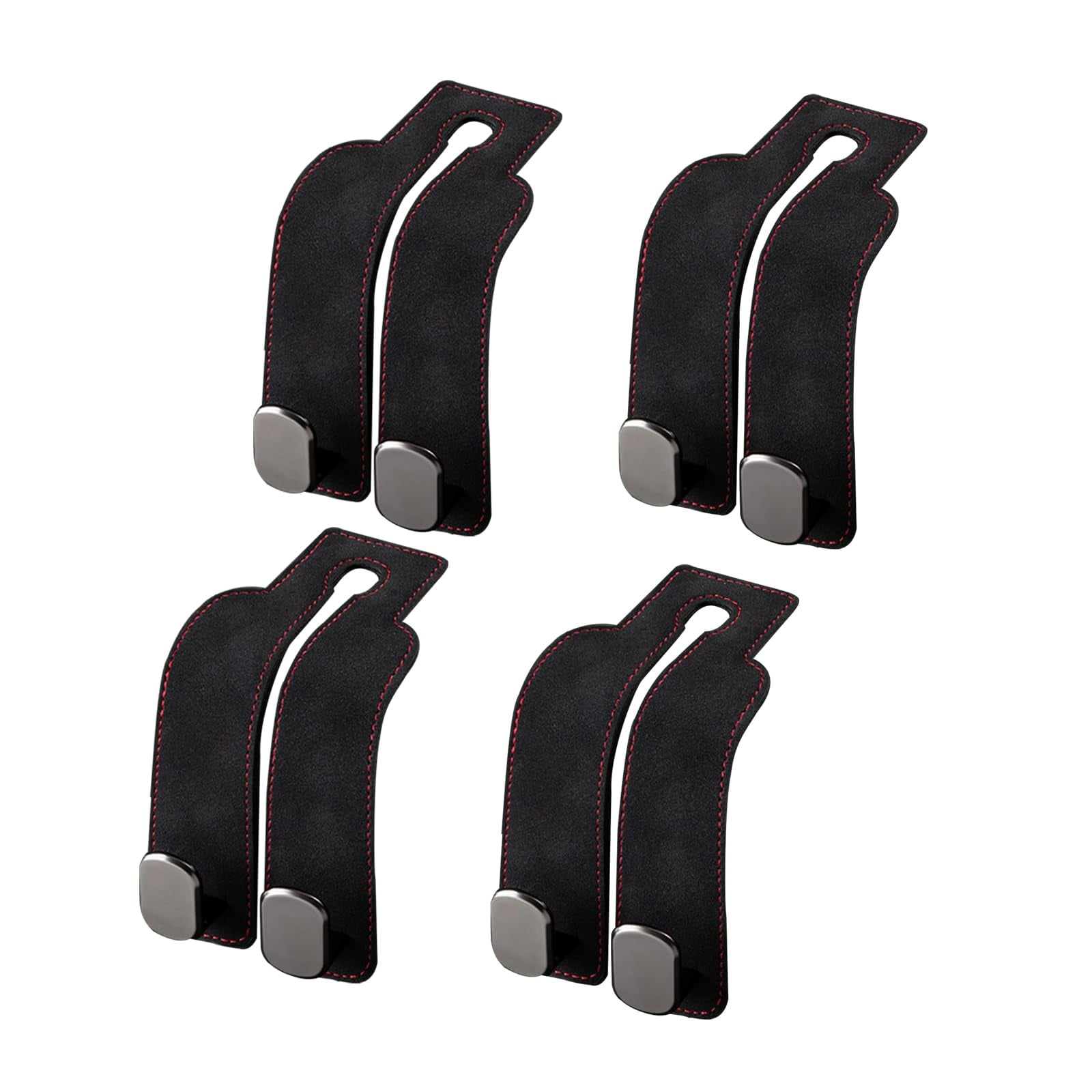 Xusx111 - 4 Paquete De Ganchos De Coche, Gancho De Reposacabeza Para Coche, Ganchos De Asiento De Coche Para Bolsos Y Bolsas, Ganchos De Bolsa Se Ajusta Al Asiento De Coche Adecuado Para Bolsos (paque