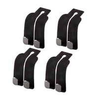 Xusx111 - 4 Paquete De Ganchos De Coche, Gancho De Reposacabeza Para Coche, Ganchos De Asiento De Coche Para Bolsos Y Bolsas, Ganchos De Bolsa Se Ajusta Al Asiento De Coche Adecuado Para Bolsos (Paque