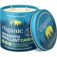 Vela Repelente De Mosquitos Cliganic Natural Citronela 473 Ml