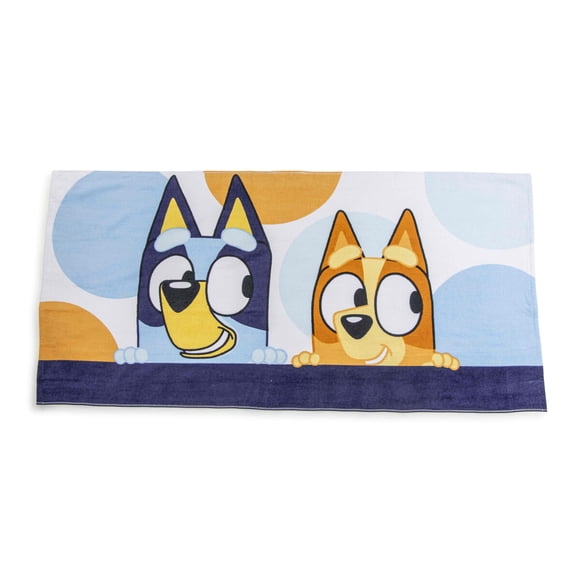 Toalla de baño Bluey BBC Studios 69 x 137 cm 400 GSM de algodón