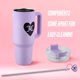 thumbnail image 4 of Vaso térmico Juicy Couture Jetsetter 1,2 L morado con glitter, 4 of 6