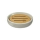 thumbnail image 1 of Jabonera Porta Jabon Ceramica Bamboo Diseño Elegante, 1 of 2