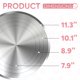 thumbnail image 4 of Base giratoria para pasteles RICCLE de aluminio rosa de 30 cm, 4 of 7
