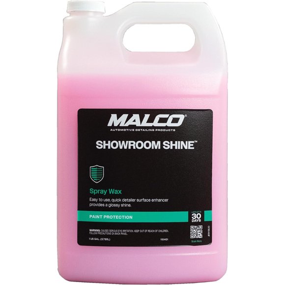 Cera en Spray Malco Showroom Shine de 128 fl oz para Protección de Pintura