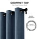 thumbnail image 5 of Cortinas Opacas Joydeco 160x160 cm 2 Paneles Azul Marino, 5 of 9