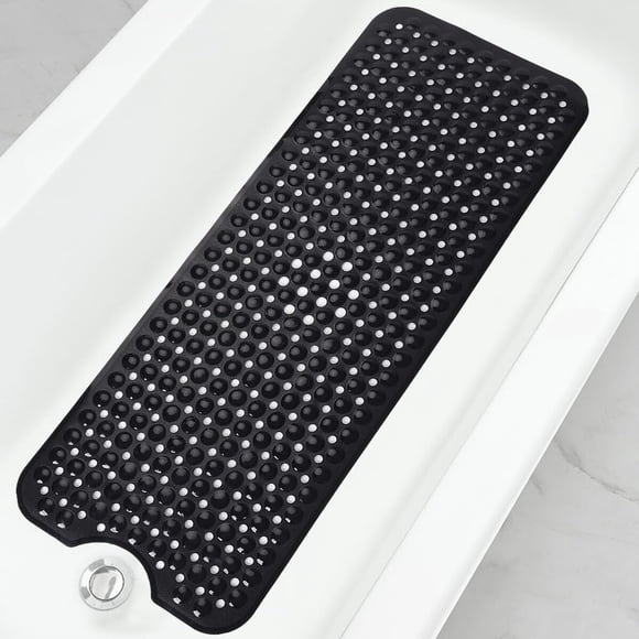 Alfombra antideslizante extra grande para bañera y ducha, 40 x 16 pulgadas