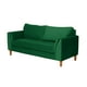 thumbnail image 2 of Sofa Milan 2C Con Resortes Pocket Tela Velvet Verde, 2 of 3
