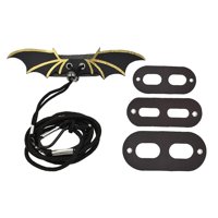 Magideal - Arnés Y Correa Ajustables De Dragón , Correa De De Material Cuero Pu De 3 Tamaños Con Murciélago, Correa De Material Cuero Para Correa De , Oro