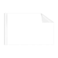 Ioensy - Adhesivo De Pizarra De Borrado En Seco, Hoja Reutilizable De Pintura Para Niños Para Escritorio De Pared De Habitación, 45Cm X 5M, Blanco