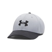 Gorra Under Armour Blitzing Stretch Fit, Acero/Negro, Talla L/Xl