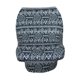 thumbnail image 4 of Cubierta Suave Para Cochecito Portabebés Para Amamantar Pañoleta Bufanda Tira Blanca Azul, 4 of 5