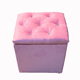 thumbnail image 4 of Pouf Baul Rosado Diamante 40*33*45 Rimar, 4 of 6
