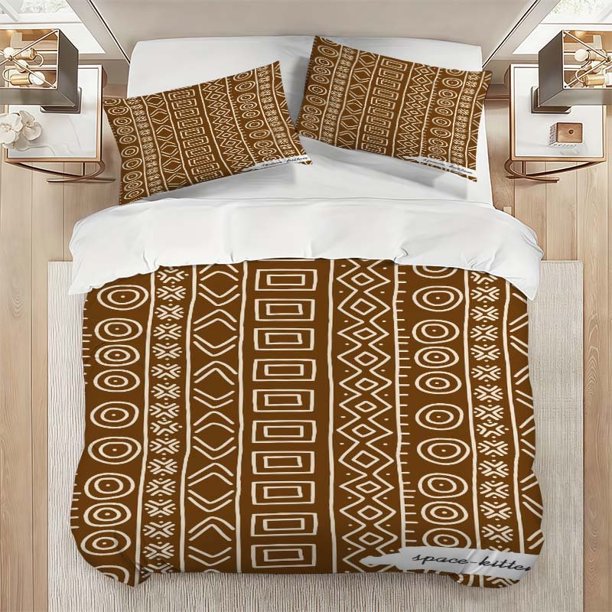 African Tribal Pattern Bedding Set Soft and Comfortable Bedding Set Suitable for All Seasons
