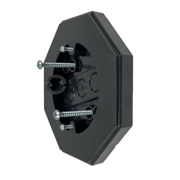Kit de montaje para lámpara de revestimiento iMBAPrice IMBA-8161 negro octagonal