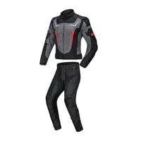 Magideal - Chaqueta Impermeable Para Motocicleta, Pantalones, Chaqueta De Montar, Traje Protector Con Almohadilla De Para Hombres Y Mujeres, Ropa Usable Negro L