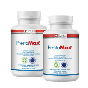 Swiss Nature Labs - Prostamax - 2 Estuches Con 1 Frasco Cada Uno De 60 Capsulas (2 Meses)