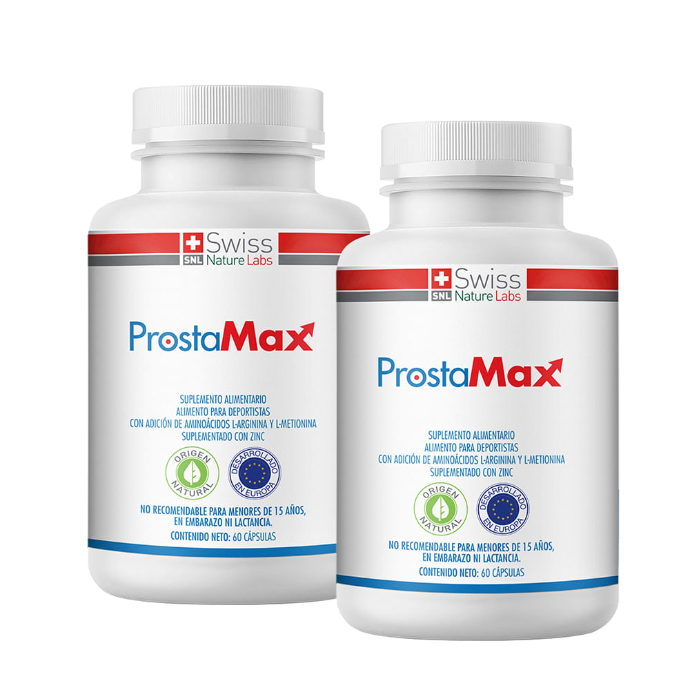 Swiss Nature Labs - Suplemento Alimenticio Prostamax Salud Alivio Prostata 120 Capsula