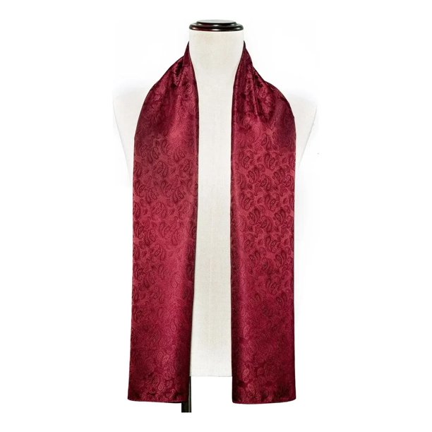 Bufanda Seda Hombre 160x50 Cms Regalo Uso Formal Semiformal vino Talla Única