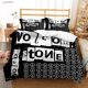 thumbnail image 1 of Fashion Luxury-V-VOL/COM All Season Duvet Cover Comforter Bedding sets Soft Quilt Cover and Pillowcases Single/Double/Queen/ Bed Sheets, 1 of 5