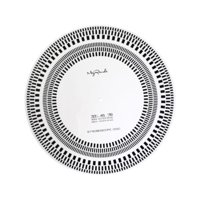 Magideal - Tacómetro De Vinilo, Calibración De Disco De Prueba De Fonógrafo, Verificador Estándar Acrílico, Esfera Rápida Para Jugador, Plato Giratorio, Disco De