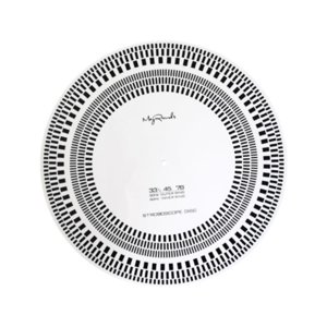 Magideal - Tacómetro De Vinilo, Calibración De Disco De Prueba De Fonógrafo, Verificador Estándar Acrílico, Esfera Rápida Para Jugador, Plato Giratorio, Disco De