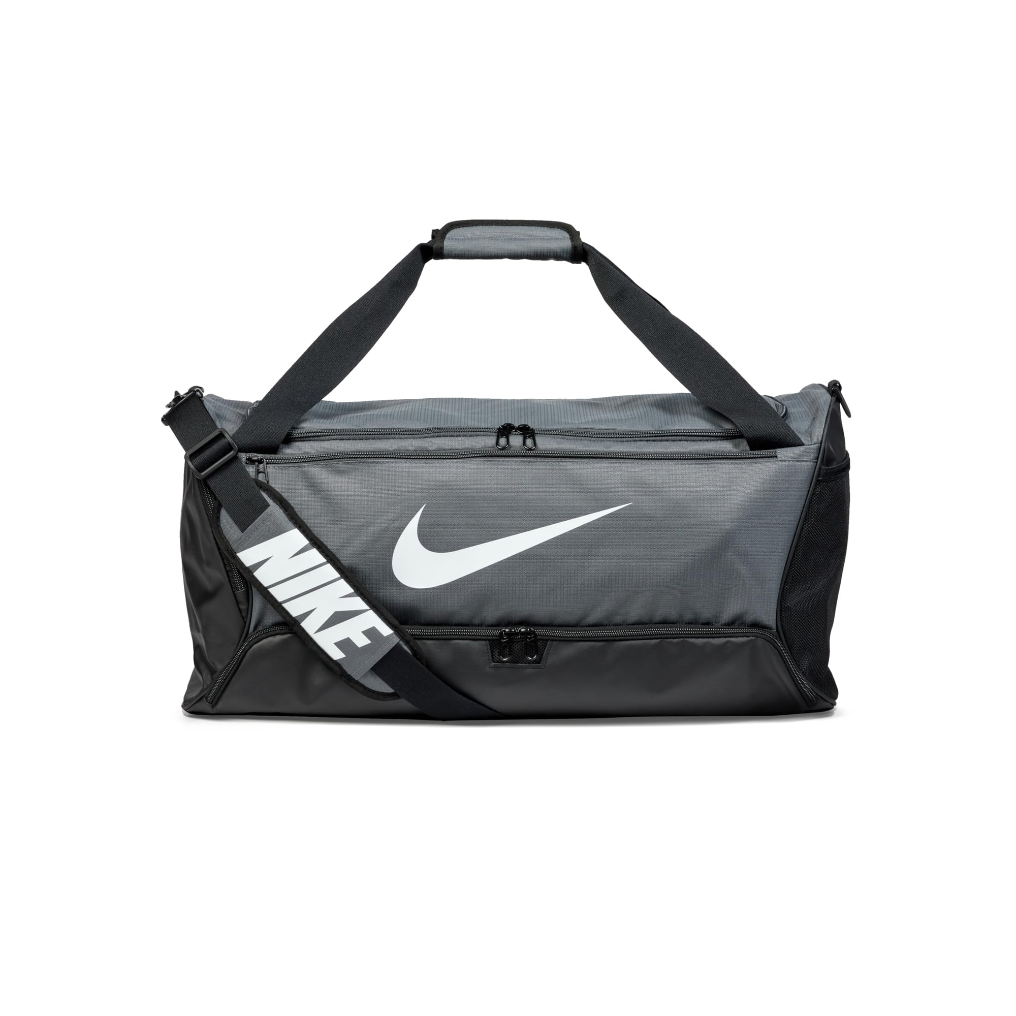 Bolsa De Lona Nike Brasilia 9.5 Training 60l Gris Hierro/negro/blanco