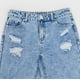 thumbnail image 3 of Short Niño Denim Roturas Graffiti Azul Medio Corona, 3 of 5