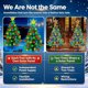 thumbnail image 3 of Pack de 2 árboles de Navidad solares de 3,6 pies con 100 luces de copos de nieve, 3 of 3