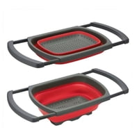 Genérico - Colador Plegable Ajustable Escurridor Fruta Verdura