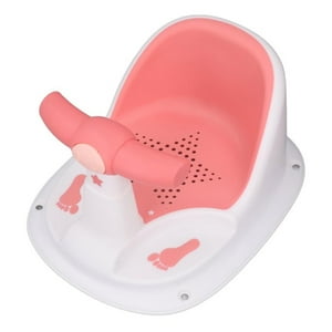 Genérico - Silla De Ducha Para Bebes Asiento Baño Blanco Rosa Infantil