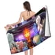 thumbnail image 4 of Elemental Toalla de playa de secado rápido con diseño temático, regalo para mujeres y niñas, ideal para cumpleaños, fans, amantes de la música, uso en la playa o al aire libre, 78 × 160 cm, 4 of 6
