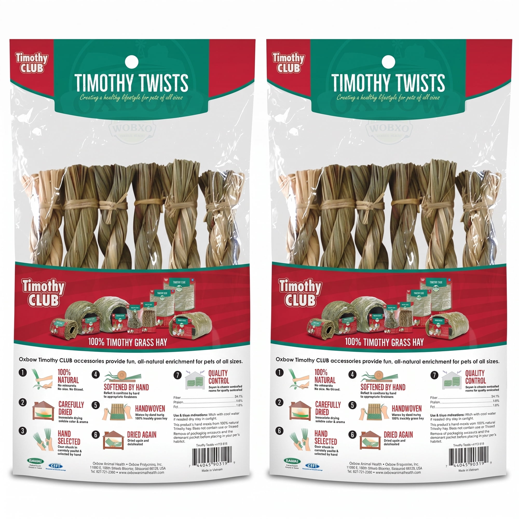 Pack X2 UN - VARAS DE HENO TIMOTHY