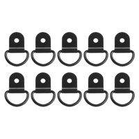 Magideal - 10 Unids D Anillos Anillo Acc Durable Negro Tirar Anillo De De Acero Inoxidable Se Adapta A Vehículos En Caja , Negro 5,5 Mm 55 Mm