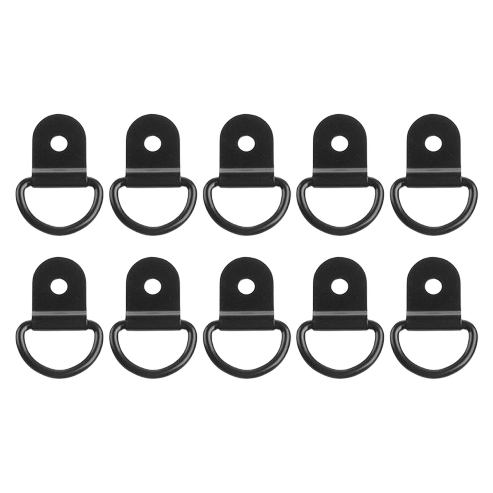 Magideal - 10 Unids D Anillos Anillo Acc Durable Negro Tirar Anillo De De Acero Inoxidable Se Adapta A Vehículos En Caja , Negro 5,5 Mm 55 Mm