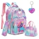 thumbnail image 1 of 3pcs Kids Backpacks for Girls School Bag with Lunch Box Set Cute Bookbag for Primary School, 1 of 3