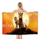 thumbnail image 1 of Mufasa: El Rey León Toalla de playa de secado rápido con diseño temático, regalo para mujeres y niñas, ideal para cumpleaños, fans, amantes de la música, uso en la playa o al aire libre, 78 × 160 cm, 1 of 6