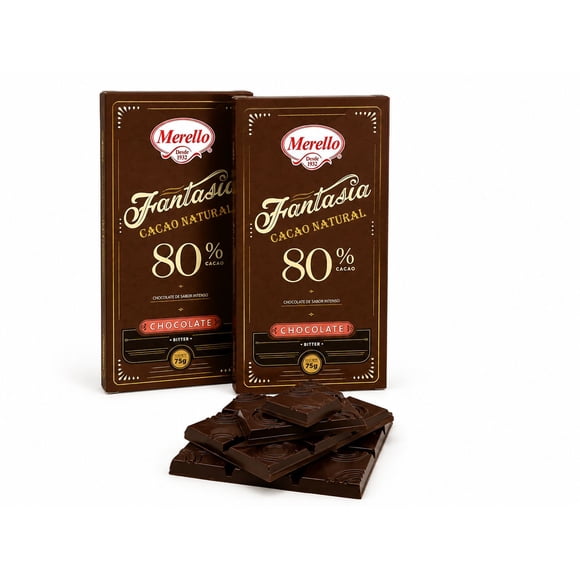 Pack Tabletas chocolate 80% Cacao 2un x 75g