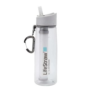 Botella De Filtro De Agua Lifestraw Go De 650 Ml Para Senderismo, Transparente