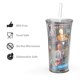 thumbnail image 3 of Set de vasos con pajita Zak Designs Vin Scully, 600 ml, Dodger Baseball, 3 of 7