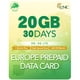 thumbnail image 1 of Tarjeta SIM de Datos ENC Mobile 20GB 30 Días 5G 4G LTE, 1 of 6