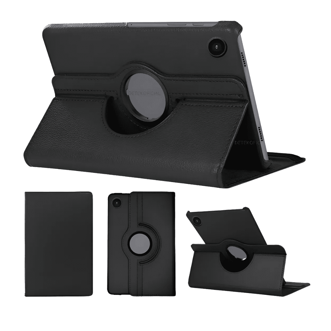 Genérico - Funda 360 Giratoria Para Samsung A11+ Plus 11" - Negro