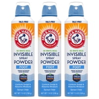 Polvo En Aerosol Para Pies Arm & Hammer Invisible, Sin Talco, 200 Ml